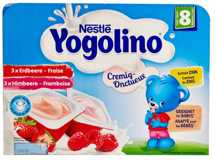 Nestlé Yogolino Joghurt Erdbeere Himbeere 6x60g 8+ Monate